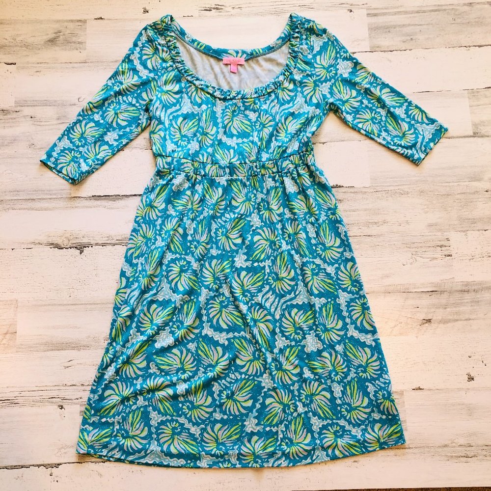 Lilly Pulitzer 100% Silk Dress sz S EUC - Picture 1 of 4